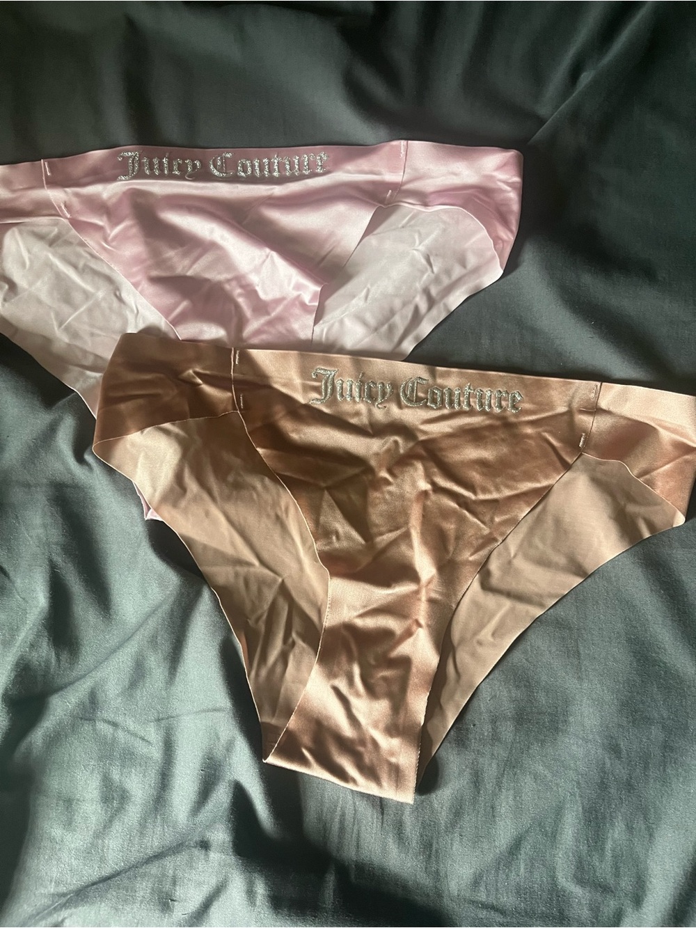 Lot of 2 juicy couture seamless no show underwear women’s new